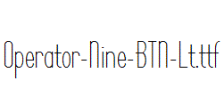 Operator-Nine-BTN-Lt.ttf