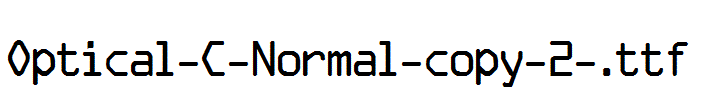 Optical-C-Normal-copy-2-.ttf