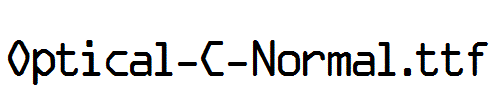 Optical-C-Normal.ttf