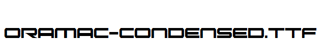 Oramac-Condensed.ttf