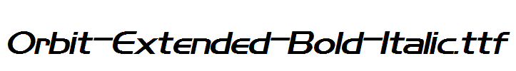 Orbit-Extended-Bold-Italic.ttf