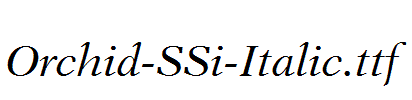 Orchid-SSi-Italic.ttf