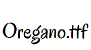 Oregano.ttf