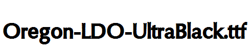 Oregon-LDO-UltraBlack.ttf