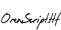 OrenScript.ttf