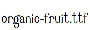 Organic-Fruit.ttf