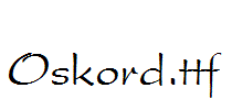 Oskord.ttf