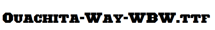 Ouachita-Way-WBW.ttf