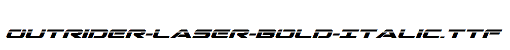 Outrider-Laser-Bold-Italic.ttf