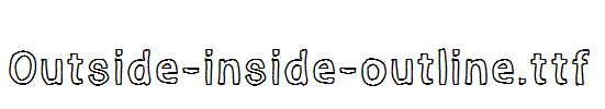 Outside-inside-outline.ttf