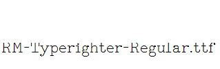 RM-Typerighter-Regular.ttf