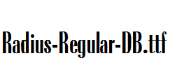 Radius-Regular-DB.ttf