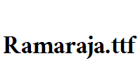 Ramaraja.ttf