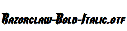 Razorclaw-Bold-Italic.otf