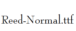 Reed-Normal.ttf