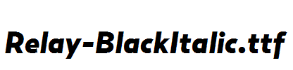 Relay-BlackItalic.ttf