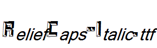 ReliefCaps-Italic.ttf