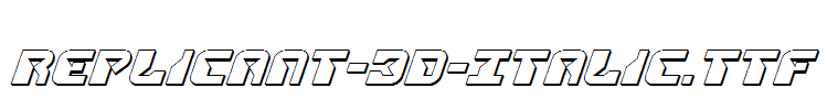 Replicant-3D-Italic.ttf