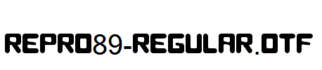 Repro89-Regular.otf