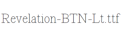 Revelation-BTN-Lt.ttf