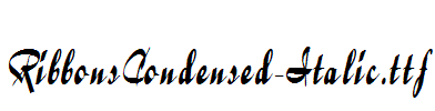 RibbonsCondensed-Italic.ttf