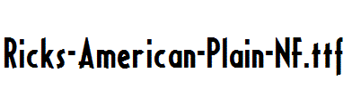 Ricks-American-Plain-NF.ttf