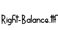 Right-Balance.ttf
