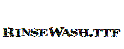 RinseWash.ttf