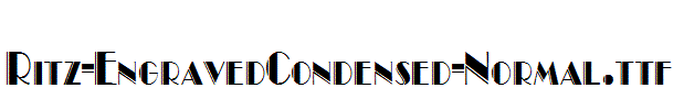 Ritz-EngravedCondensed-Normal.ttf