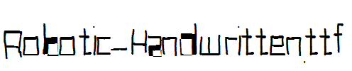 Robotic-Handwritten.ttf