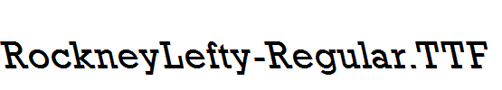 RockneyLefty-Regular.ttf