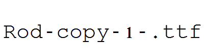 Rod-copy-1-.ttf
