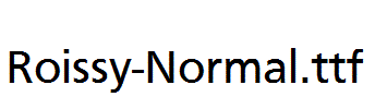 Roissy-Normal.ttf