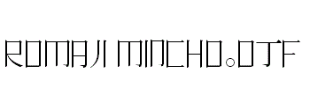 Romaji-Mincho.otf