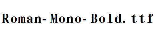 Roman-Mono-Bold.ttf