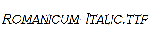 Romanicum-Italic.ttf