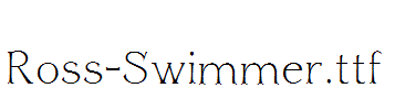 Ross-Swimmer.ttf