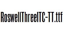 RoswellThreeITC-TT.ttf