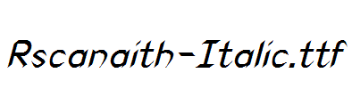 Rscanaith-Italic.ttf