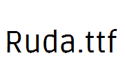 Ruda.ttf