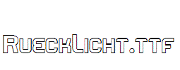 RueckLicht.ttf