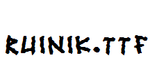 Ruinik.ttf