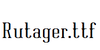Rutager.ttf
