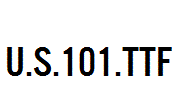 U.S.101.ttf