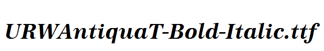 URWAntiquaT-Bold-Italic.ttf