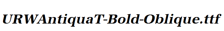 URWAntiquaT-Bold-Oblique.ttf