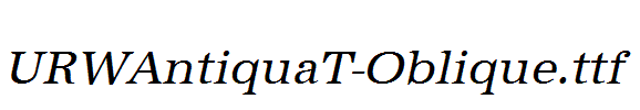 URWAntiquaT-Oblique.ttf