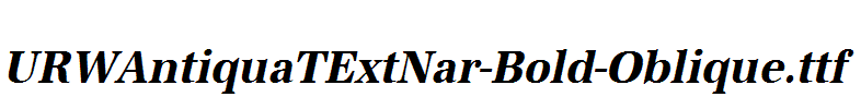 URWAntiquaTExtNar-Bold-Oblique.ttf