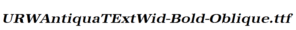 URWAntiquaTExtWid-Bold-Oblique.ttf