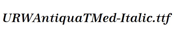 URWAntiquaTMed-Italic.ttf
